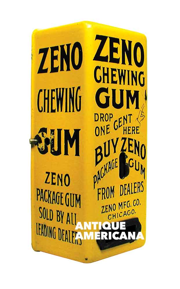 Zeno Chewing Gum Vending Machine (Two-Image Set) - Antique Americana